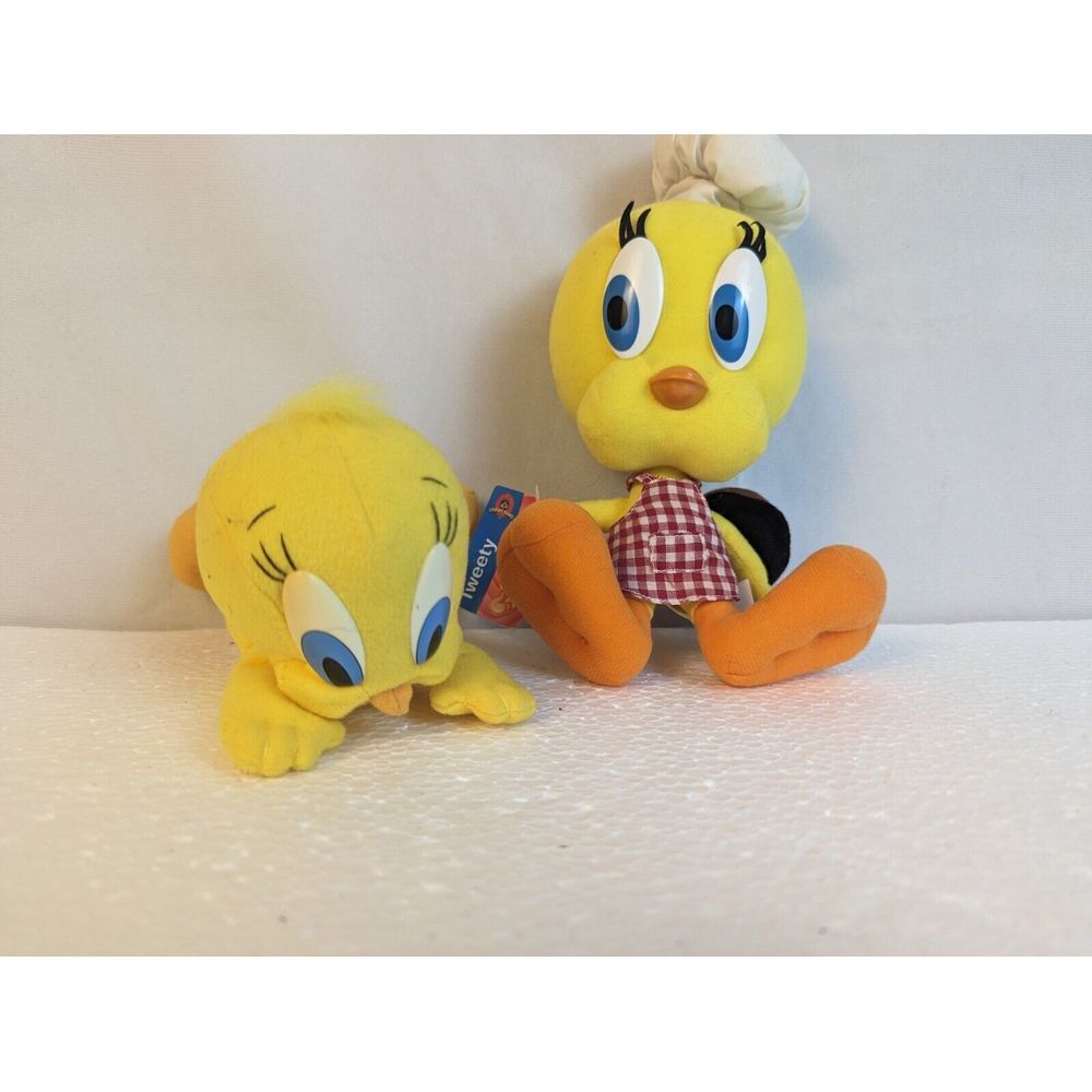 Vintage Tweety Bird‎ Chef Cake Plush 1998 Looney Tunes Warner Bros Play By Play
